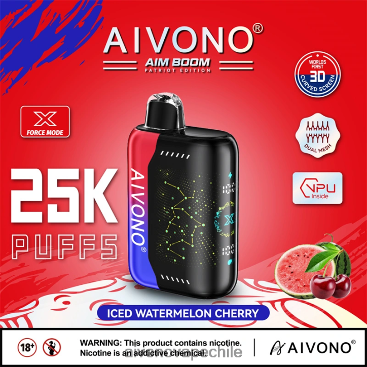 Aivono AIM BOOM 25000 cereza de sandía helada 46VJ0347 - Aivono Chile