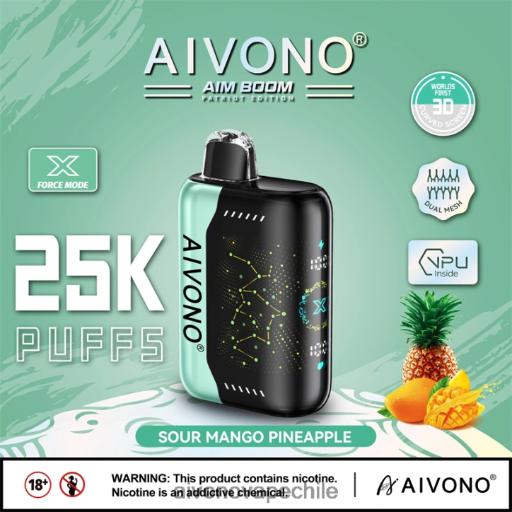 Aivono AIM BOOM 25000 piña mango agria 46VJ0351 - Aivono Vape