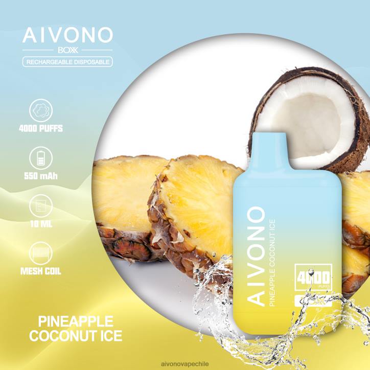 Aivono AIM BOXX 4000 hielo de piña y coco 46VJ0222 - Aivono Vape