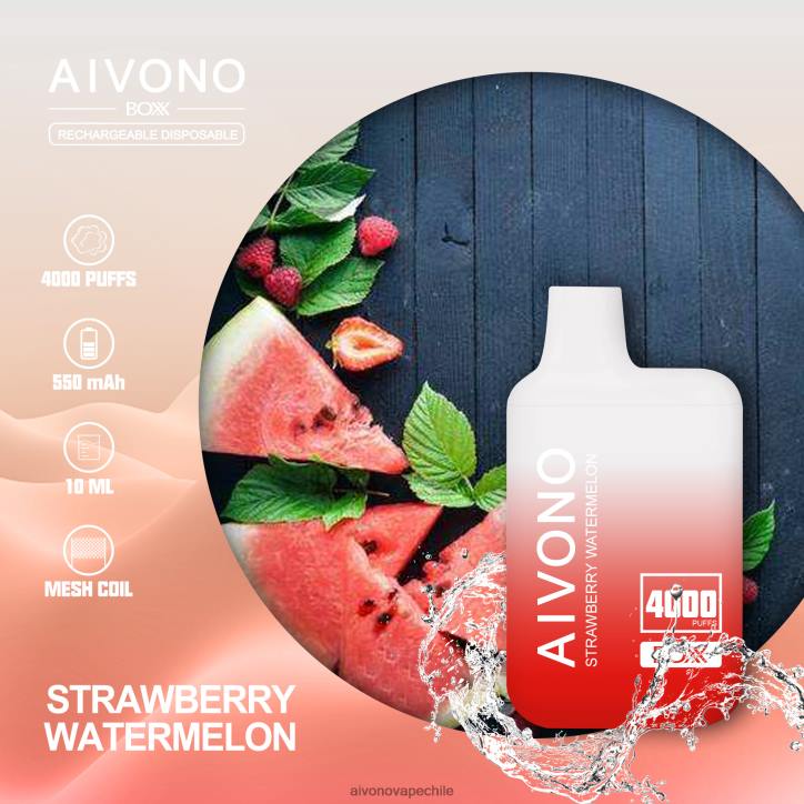 Aivono AIM BOXX 4000 sandia fresa 46VJ0214 - Aivono Vape Chile