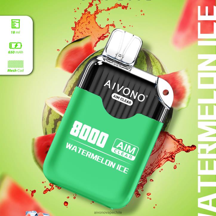 Aivono AIM CLEAR 8000 hielo de sandia 46VJ0204 - Aivono Vape