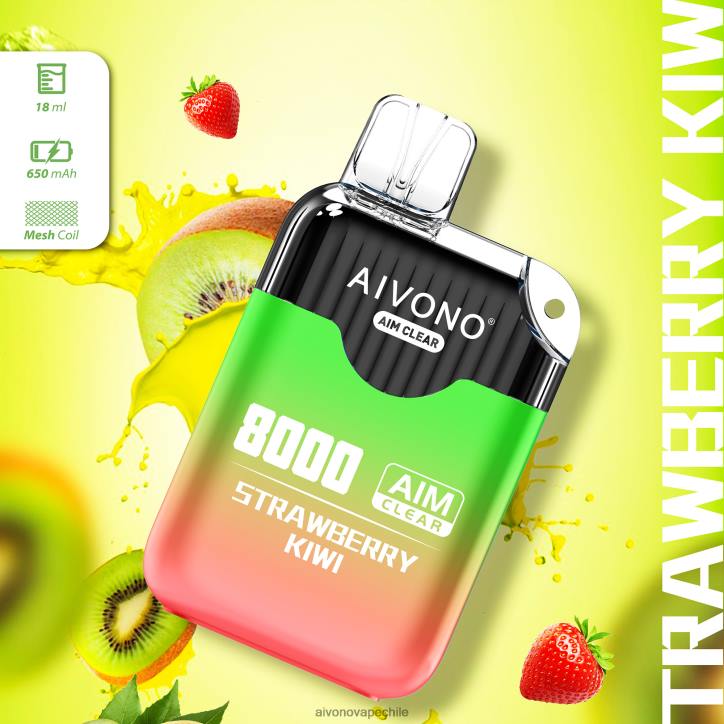 Aivono AIM CLEAR 8000 kiwi fresa 46VJ0210 - Aivono Vape