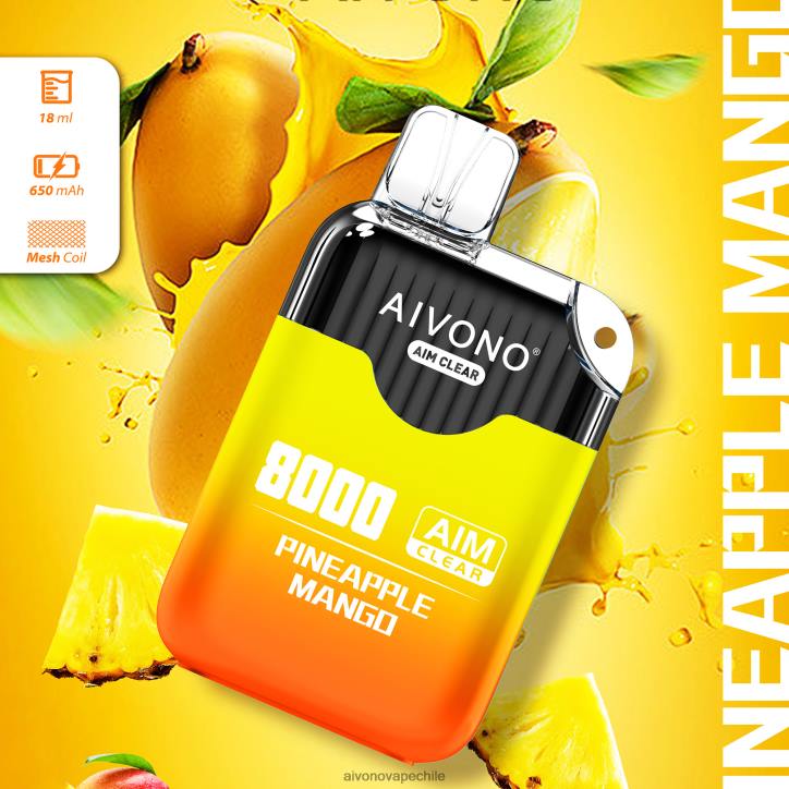 Aivono AIM CLEAR 8000 mango de piña 46VJ0209 - Aivono Chile