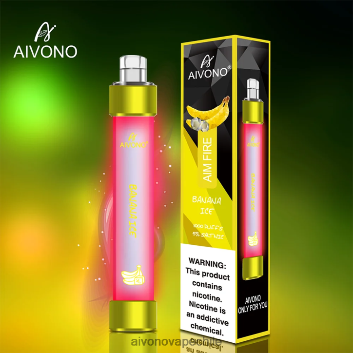 Aivono AIM FIRE 1000 hielo de plátano 46VJ0324 - Aivono Vape
