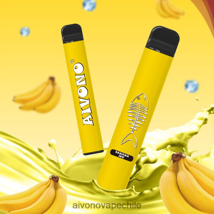 Aivono AIM FISHBONE 600 hielo de plátano 46VJ0276 - Aivono Vape