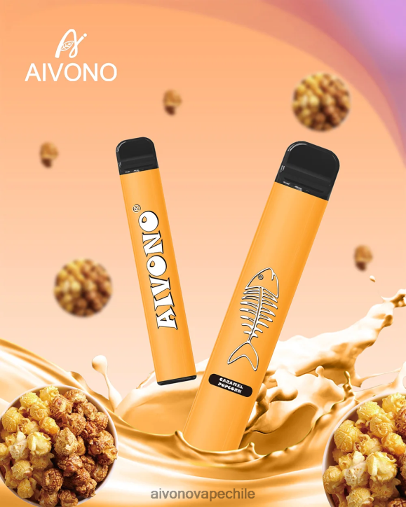 Aivono AIM FISHBONE 600 palomitas de caramelo 46VJ0286 - Aivono Vape Chile