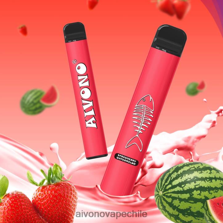 Aivono AIM FISHBONE 600 sandia fresa 46VJ0282 - Aivono Vape