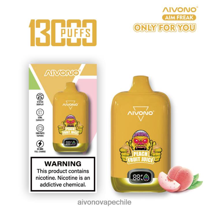 Aivono AIM FREAK 13000 jugo de durazno 46VJ0245 - Aivono Chile