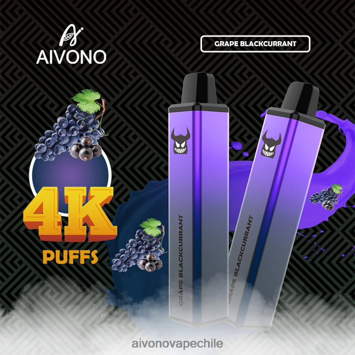 Aivono AIM FREAK 4000 grosella negra de uva 46VJ0259 - Aivono Vape Chile