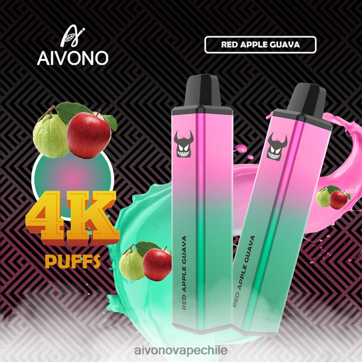 Aivono AIM FREAK 4000 guayaba manzana roja 46VJ0257 - Aivono Chile