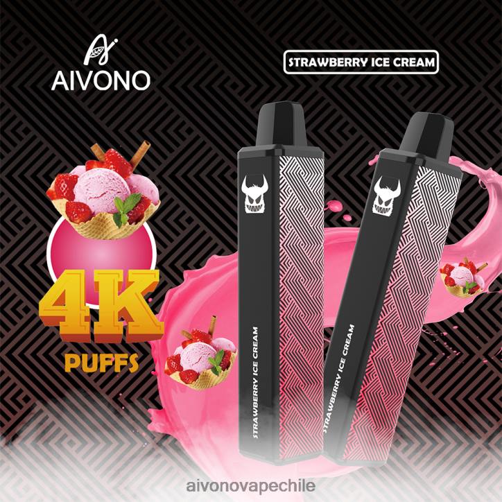 Aivono AIM FREAK 4000 helado de fresa 46VJ0263 - Aivono Chile