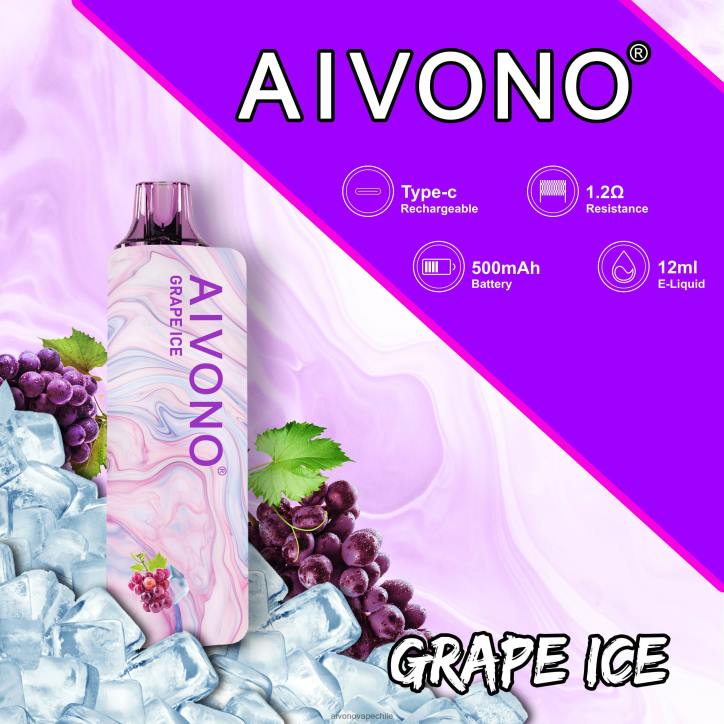 Aivono AIM GUN 7000 hielo de uva 46VJ0102 - Aivono Vape