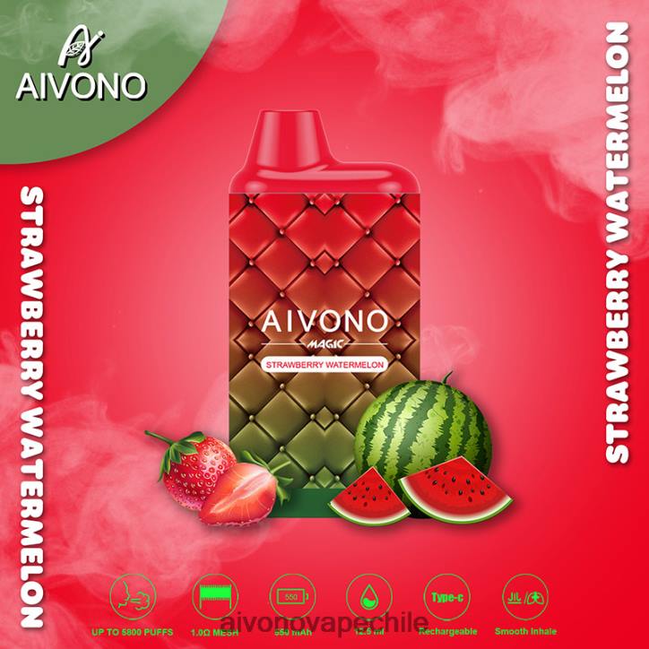 Aivono AIM MAGIC cigarrillo de caja de 5800 bocas sandia fresa 46VJ099 - Aivono Vape