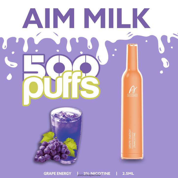 Aivono AIM MILK 500 energía de la uva 46VJ0265 - Aivono Vape Chile