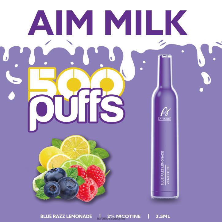 Aivono AIM MILK 500 limonada azul razz 46VJ0264 - Aivono Vape