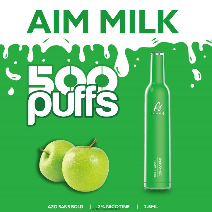 Aivono AIM MILK 500 manzana agria 46VJ0267 - Aivono Vape