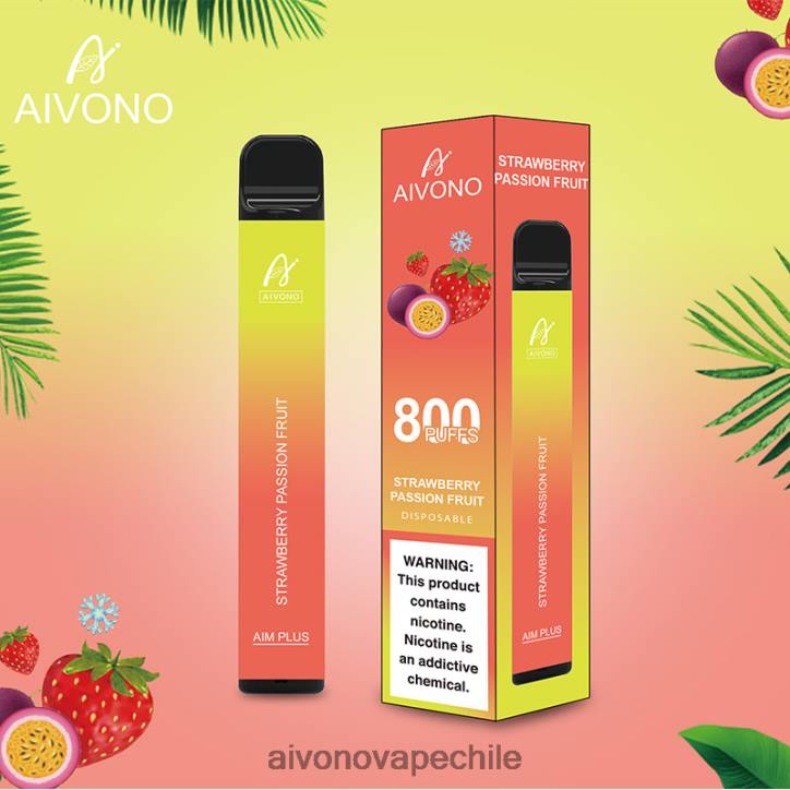Aivono AIM PLUS 800 fruta de la pasión fresa 46VJ0195 - Aivono Vape