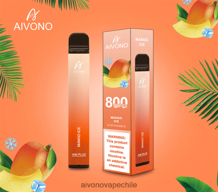 Aivono AIM PLUS 800 hielo de mango 46VJ0184 - Aivono Vape Chile