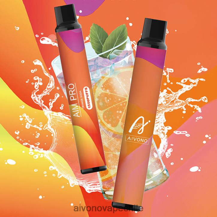 Aivono AIM PRO 1500 refresco de naranja 46VJ0165 - Aivono Vape