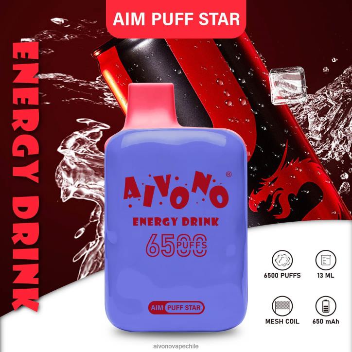 Aivono AIM PUFF STAR 6500 bebida energética 46VJ0293 - Aivono Chile