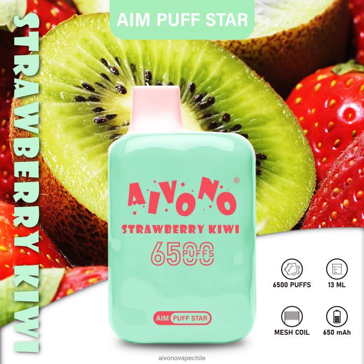Aivono AIM PUFF STAR 6500 kiwi fresa 46VJ0294 - Aivono Vape