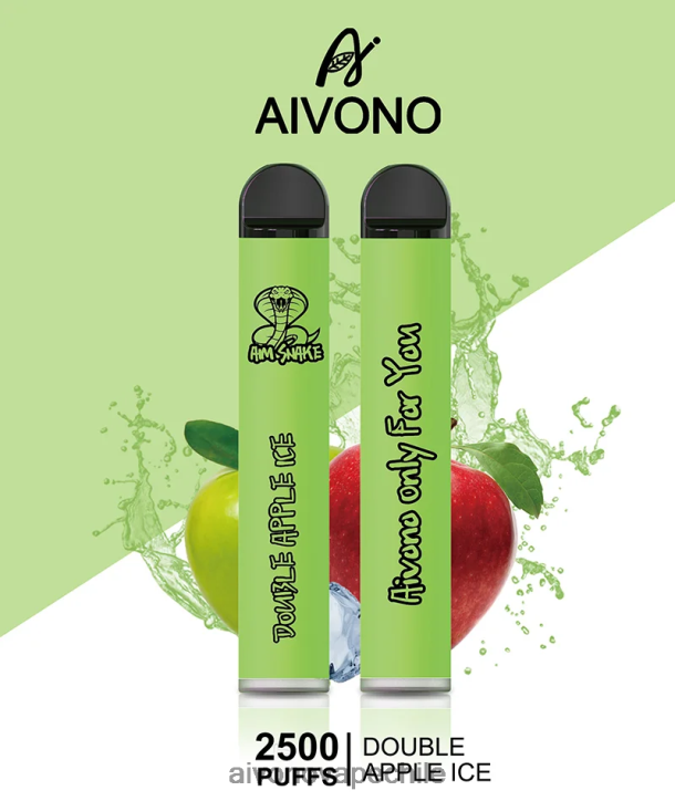 Aivono AIM SNAKE 2500 doble hielo de manzana 46VJ0304 - Aivono Vape Chile