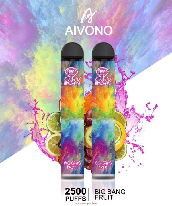 Aivono AIM SNAKE 2500 fruta del big bang 46VJ0322 - Aivono Vape Chile