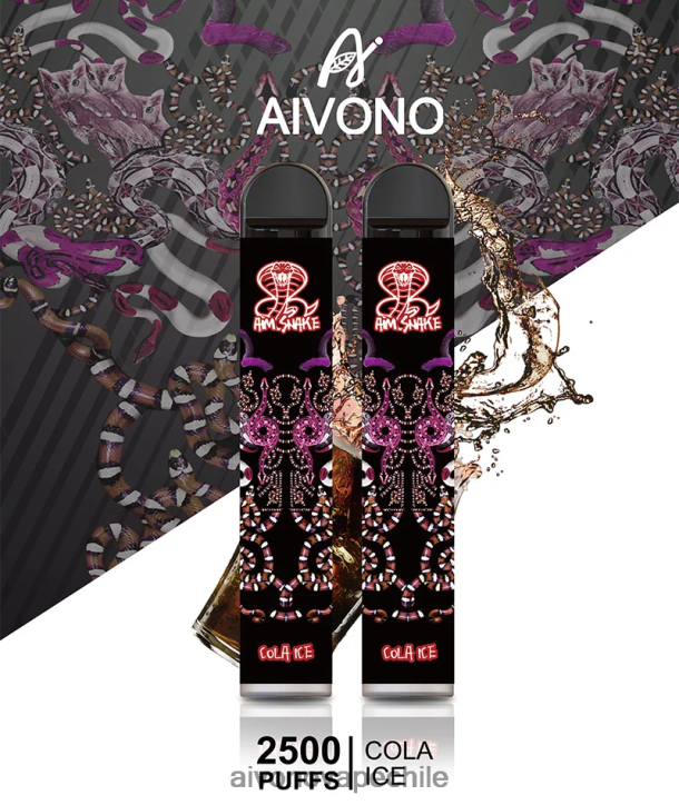Aivono AIM SNAKE 2500 hielo de cola 46VJ0301 - Aivono Vape Chile