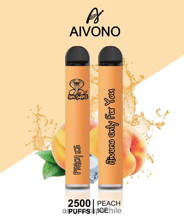 Aivono AIM SNAKE 2500 hielo de durazno 46VJ0316 - Aivono Vape Chile