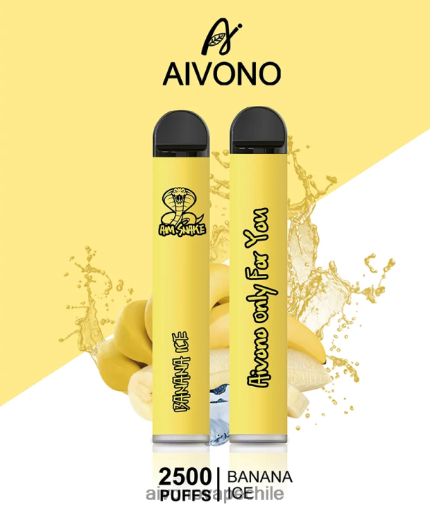 Aivono AIM SNAKE 2500 hielo de plátano 46VJ0298 - Aivono Vape Chile
