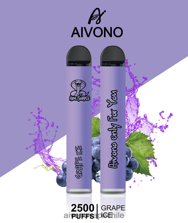 Aivono AIM SNAKE 2500 hielo de uva 46VJ0306 - Aivono Vape