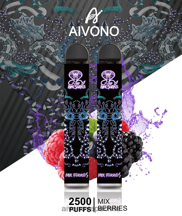 Aivono AIM SNAKE 2500 mezclar bayas 46VJ0312 - Aivono Vape