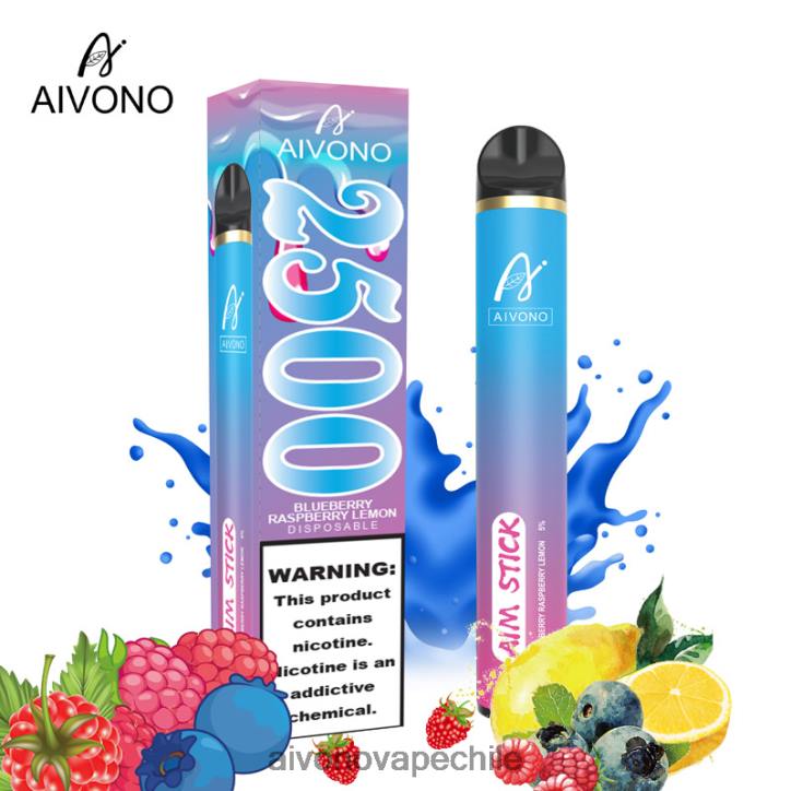 Aivono AIM STICK 2500 arándano frambuesa limón 46VJ0154 - Aivono Vape Chile