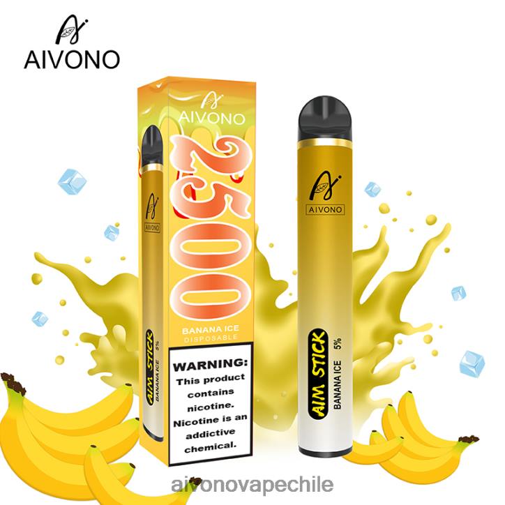 Aivono AIM STICK 2500 hielo de plátano 46VJ0151 - Aivono Vape Chile