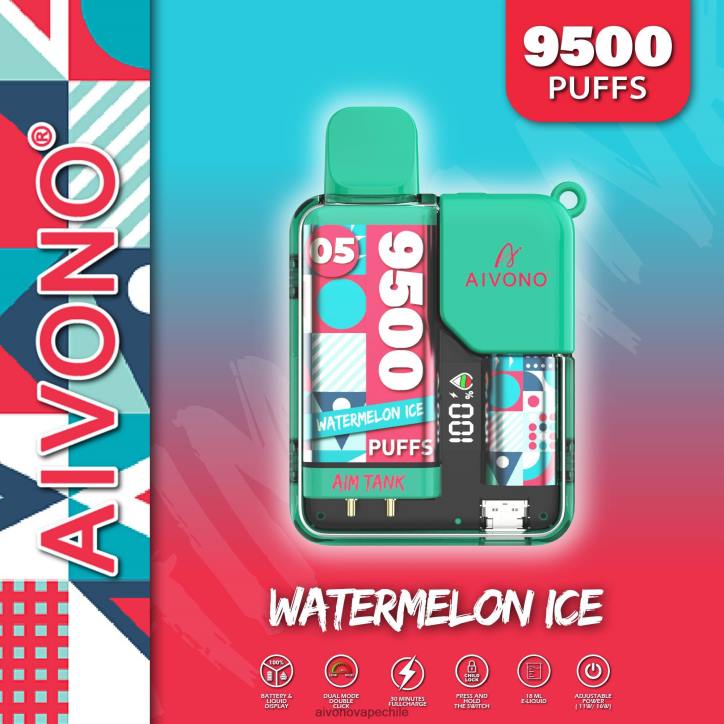 Aivono AIM TANK 9500 hielo de sandia 46VJ037 - Aivono Vape Chile