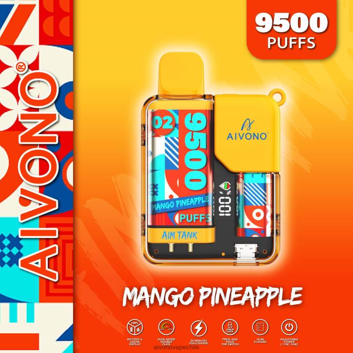 Aivono AIM TANK 9500 mango piña 46VJ034 - Aivono Vape Chile