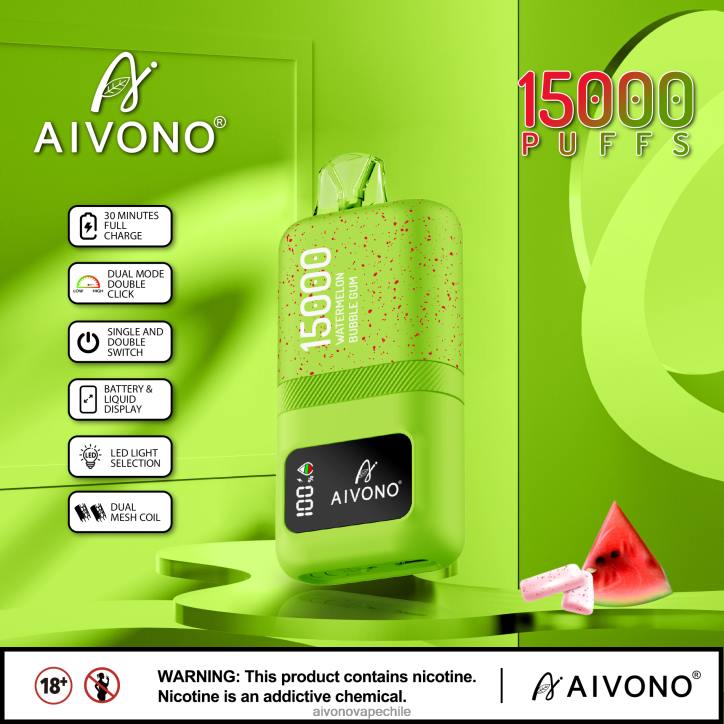 Aivono AIM magic 15000 chicle de sandía 46VJ065 - Aivono Chile