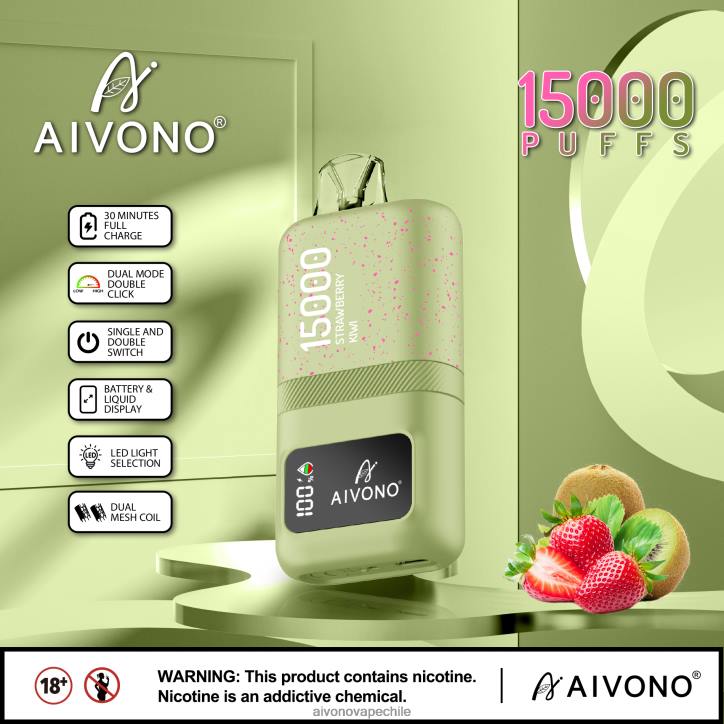 Aivono AIM magic 15000 kiwi fresa 46VJ063 - Aivono Vape