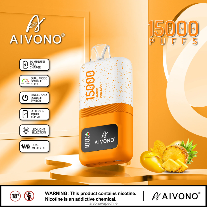 Aivono AIM magic 15000 mango piña 46VJ069 - Aivono Vape