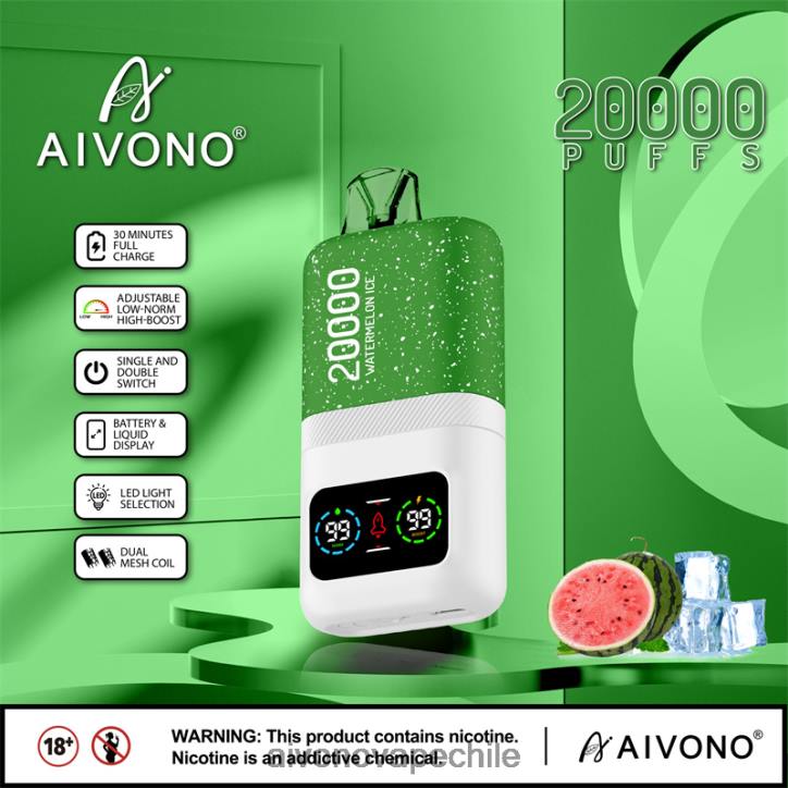 Aivono AIM magic 20000 hielo de sandia 46VJ075 - Aivono Vape