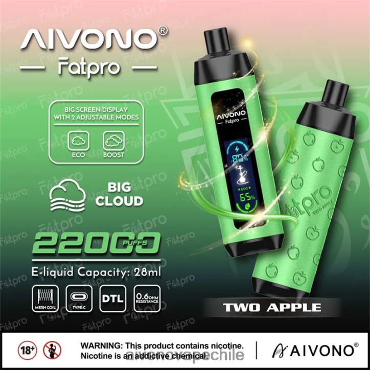 Aivono Fatpro 22000 dos manzanas 46VJ01 - Aivono Vape Chile