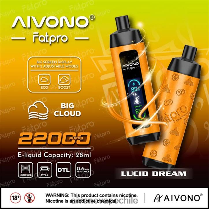 Aivono Fatpro 22000 sueño lúcido 46VJ07 - Aivono Vape Chile