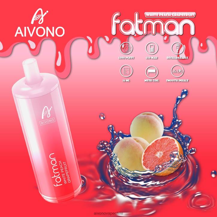 Aivono FATMAN 6800 pomelo 46VJ025 - Aivono Vape Chile