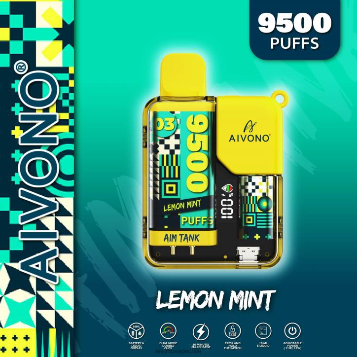 Aivono AIM TANK 9500 menta limon 46VJ035 - Aivono Chile